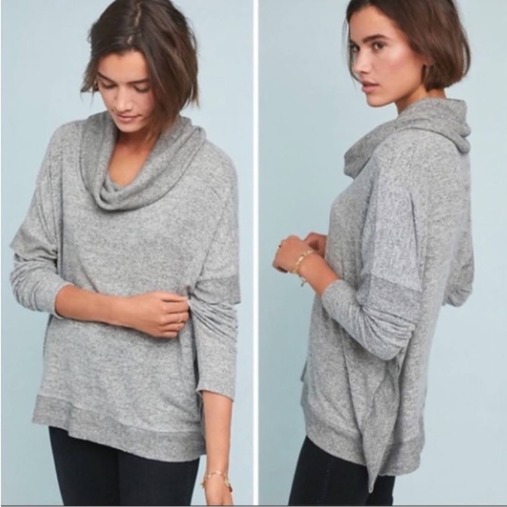 Anthropologie Lassen Cowl Neck pullover
